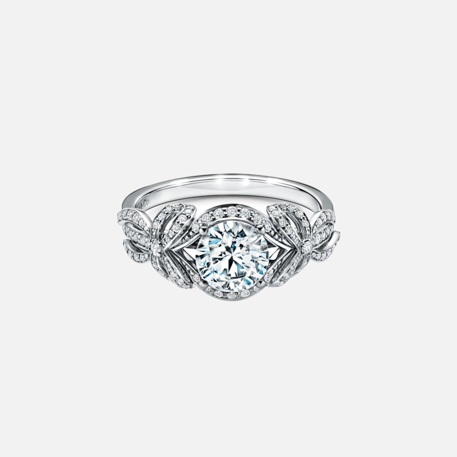 The Halo Cecily Round Pave Moissanite Ring - KNT - Engagement Rings, Wedding Bands & Fine Jewelry