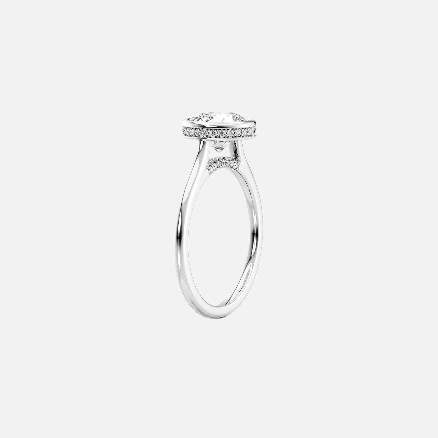 The Solitaire Luisa Oval Moissanite Ring - KNT - Engagement Rings, Wedding Bands & Fine Jewelry